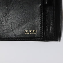 Load image into Gallery viewer, Gucci Black Horsebit Wallet
