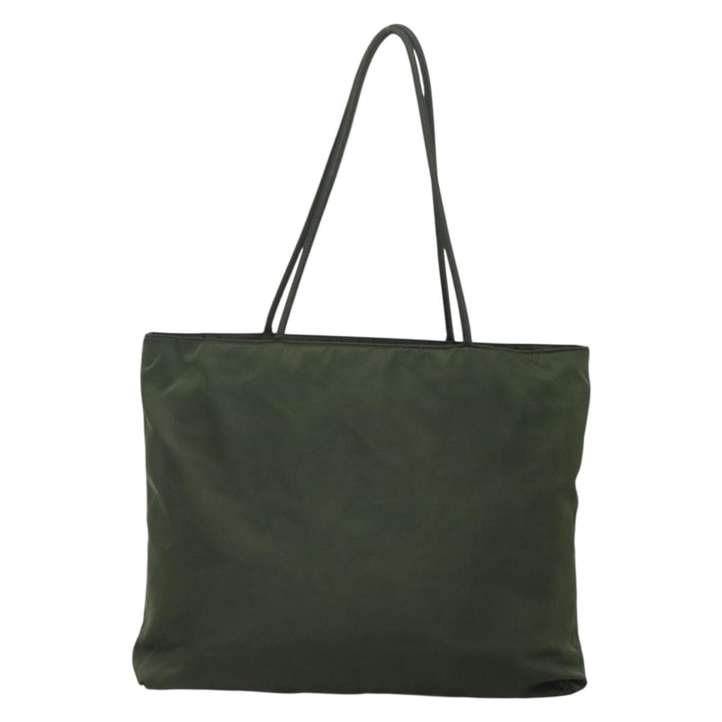 Prada Green Nylon Tote