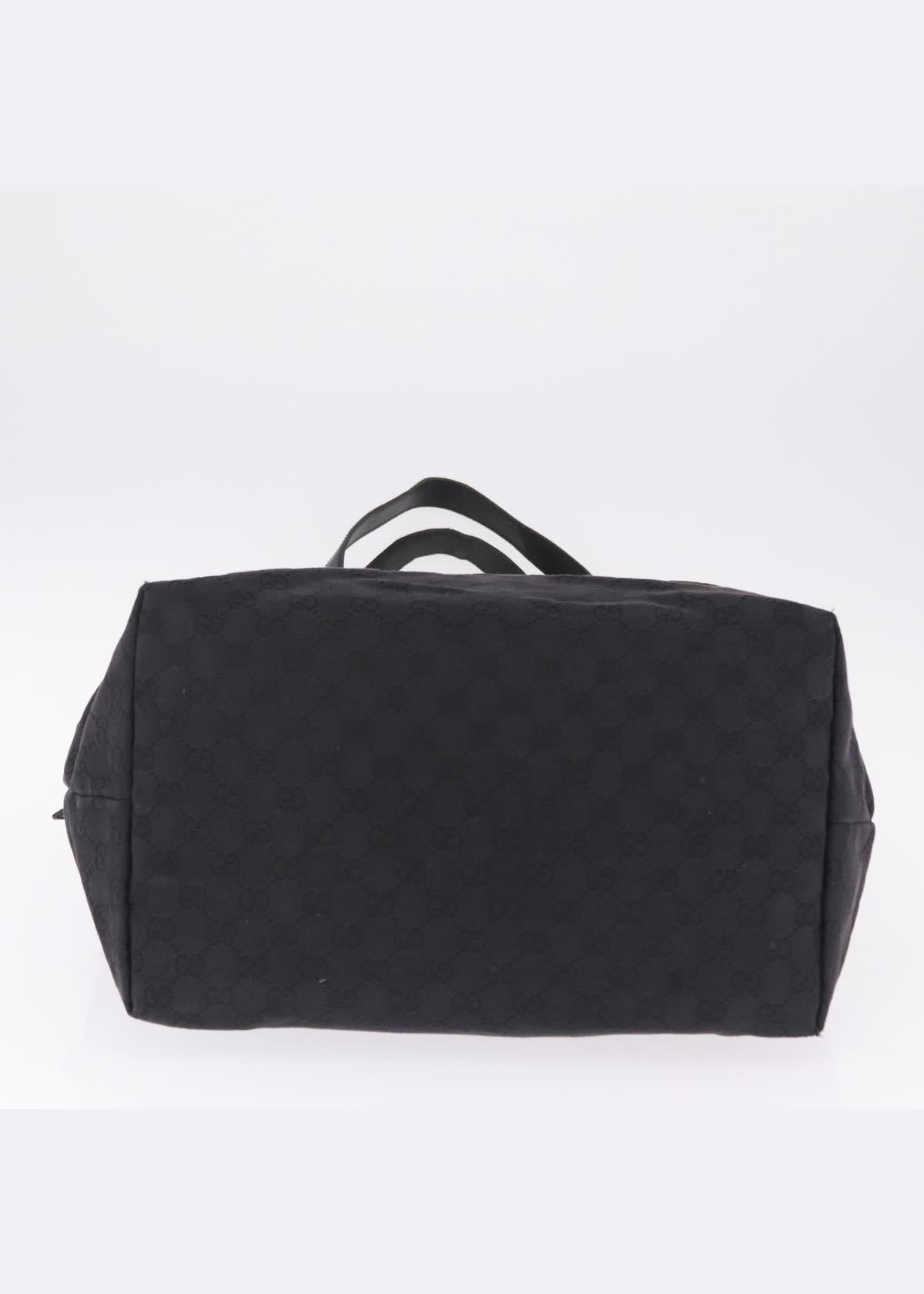 Gucci Black Monogram Tote base