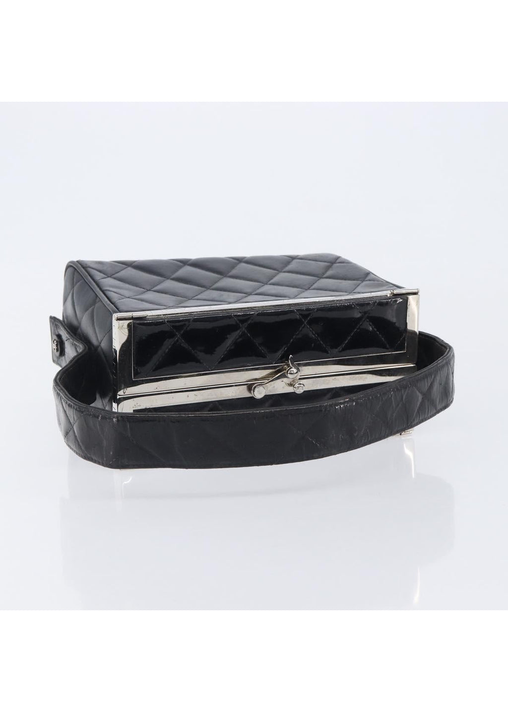 Chanel Black Quilted Box Bag photo 7