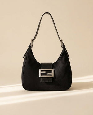 Fendi Black Mini Baguette