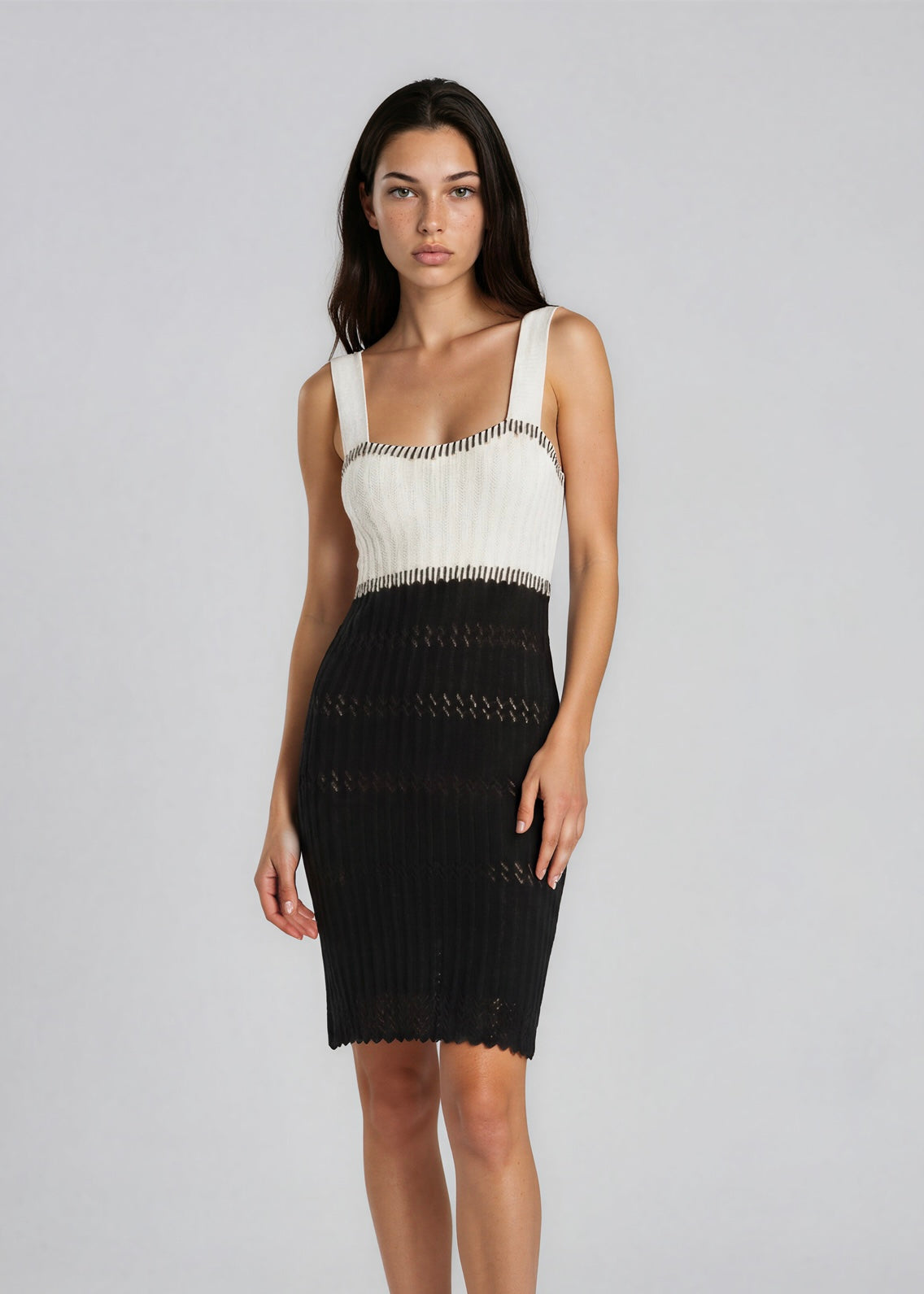 Missoni Black and White Knit Dress