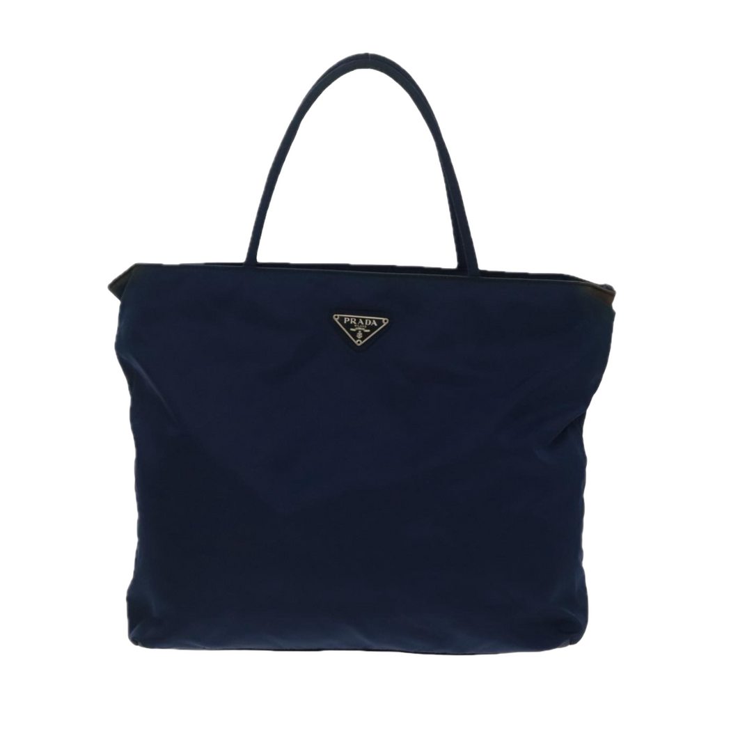 Prada Navy Nylon Tote