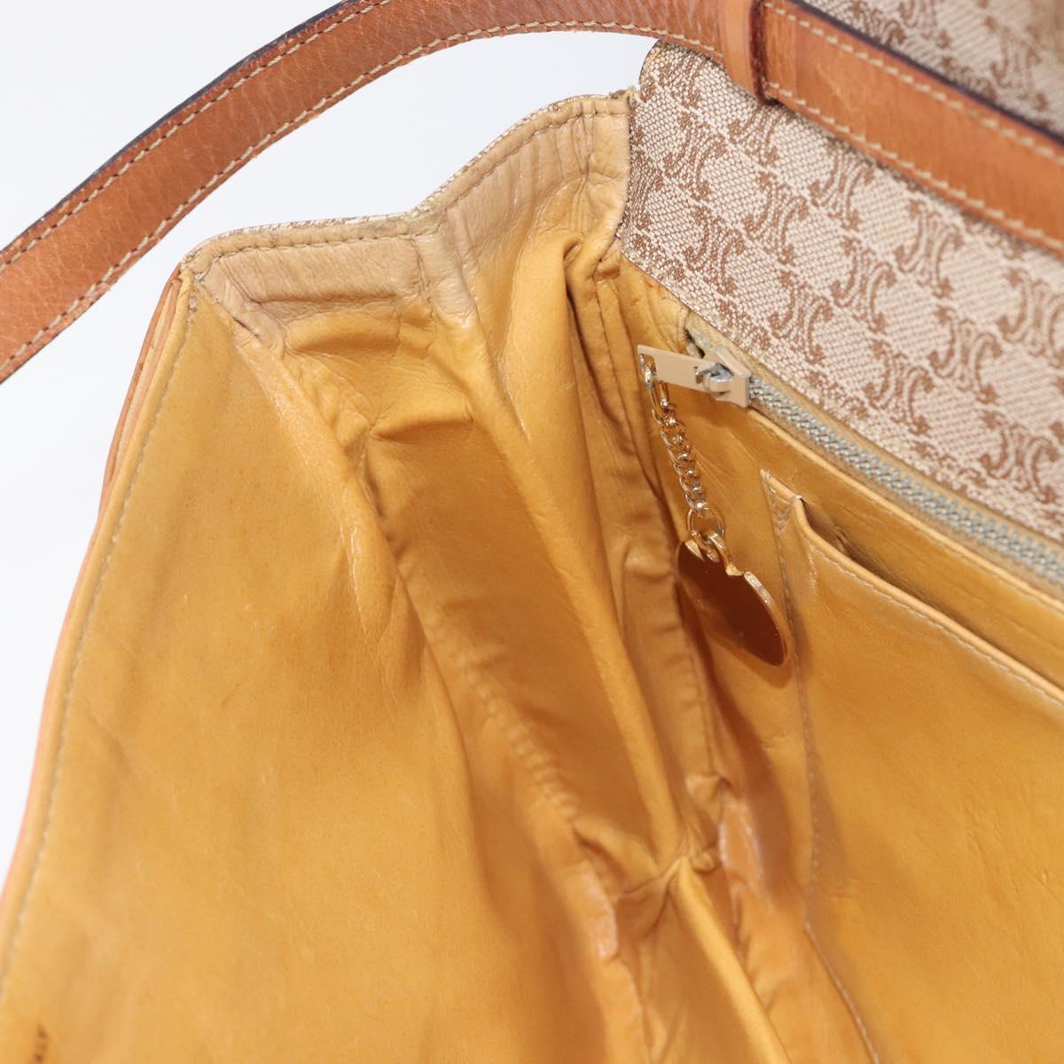 Celine Beige Macadam Shoulder Bag photo 19