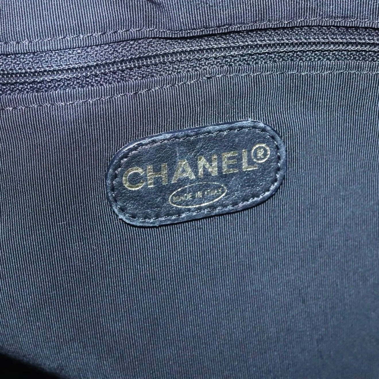 Chanel Red Suede Tote