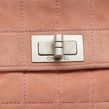 Load image into Gallery viewer, Chanel Pink Suede Flap Bag
