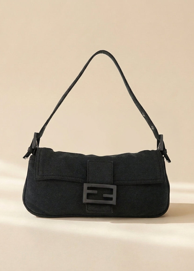 Fendi Grey Baguette