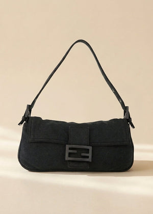 Fendi Grey Baguette