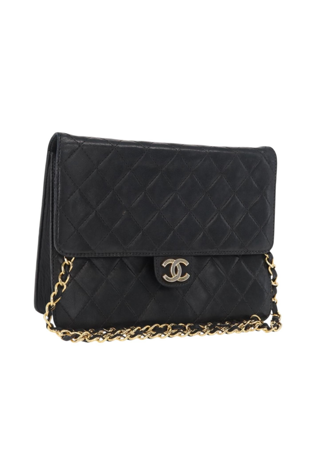 Chanel Black Leather Flap Bag