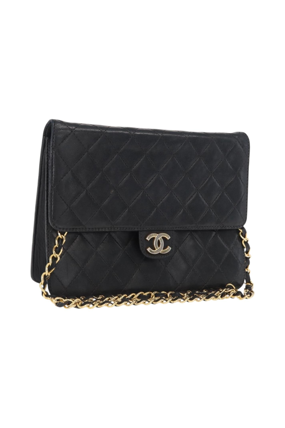 Chanel Black Leather Flap Bag