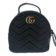 Load image into Gallery viewer, Gucci Marmont Black Backpack
