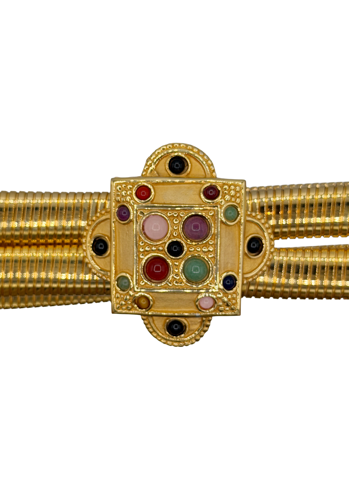 Gold Double Strap Belt