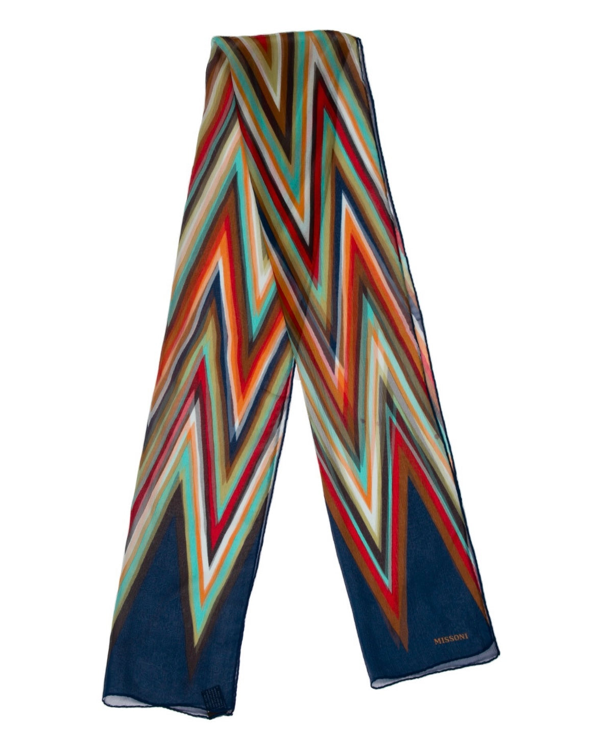 Missoni Navy Printed Scarf/Sarong