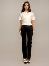 Load image into Gallery viewer, Escada Black and White Stitched Pants

