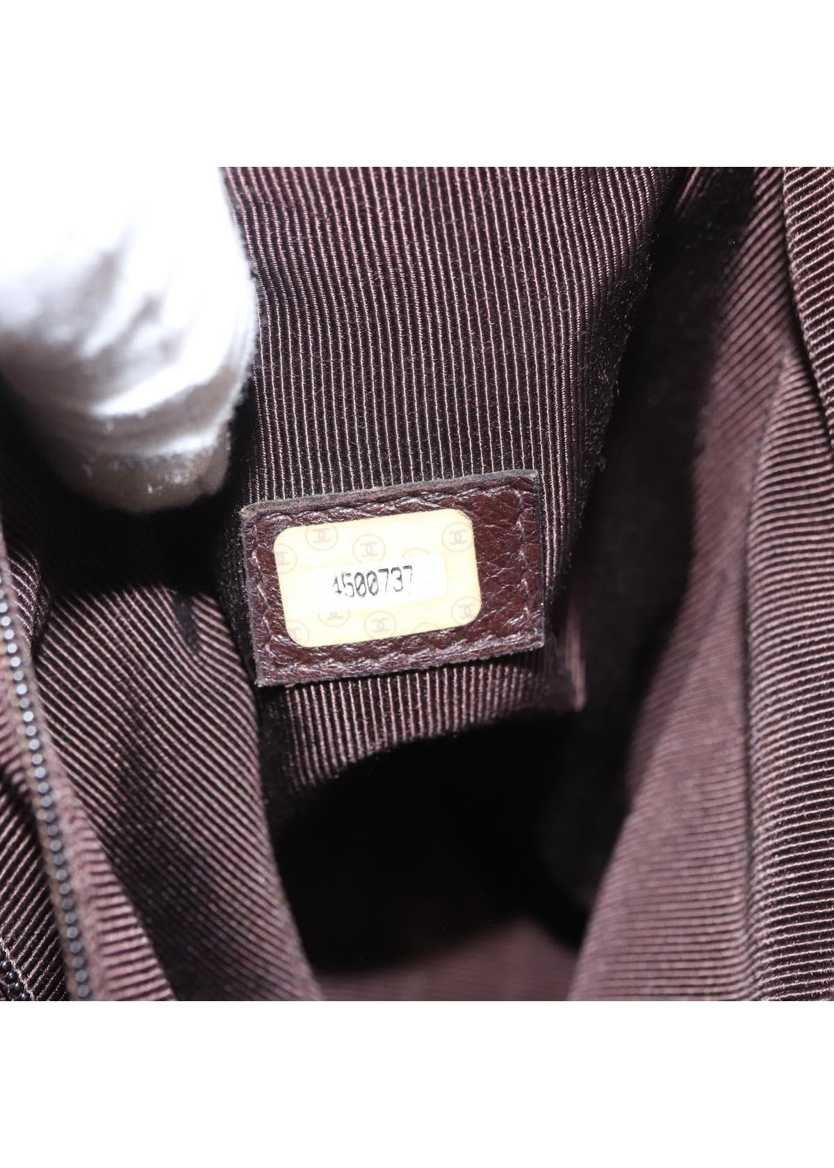 Chanel Brown Caviar Shoulder Bag serial