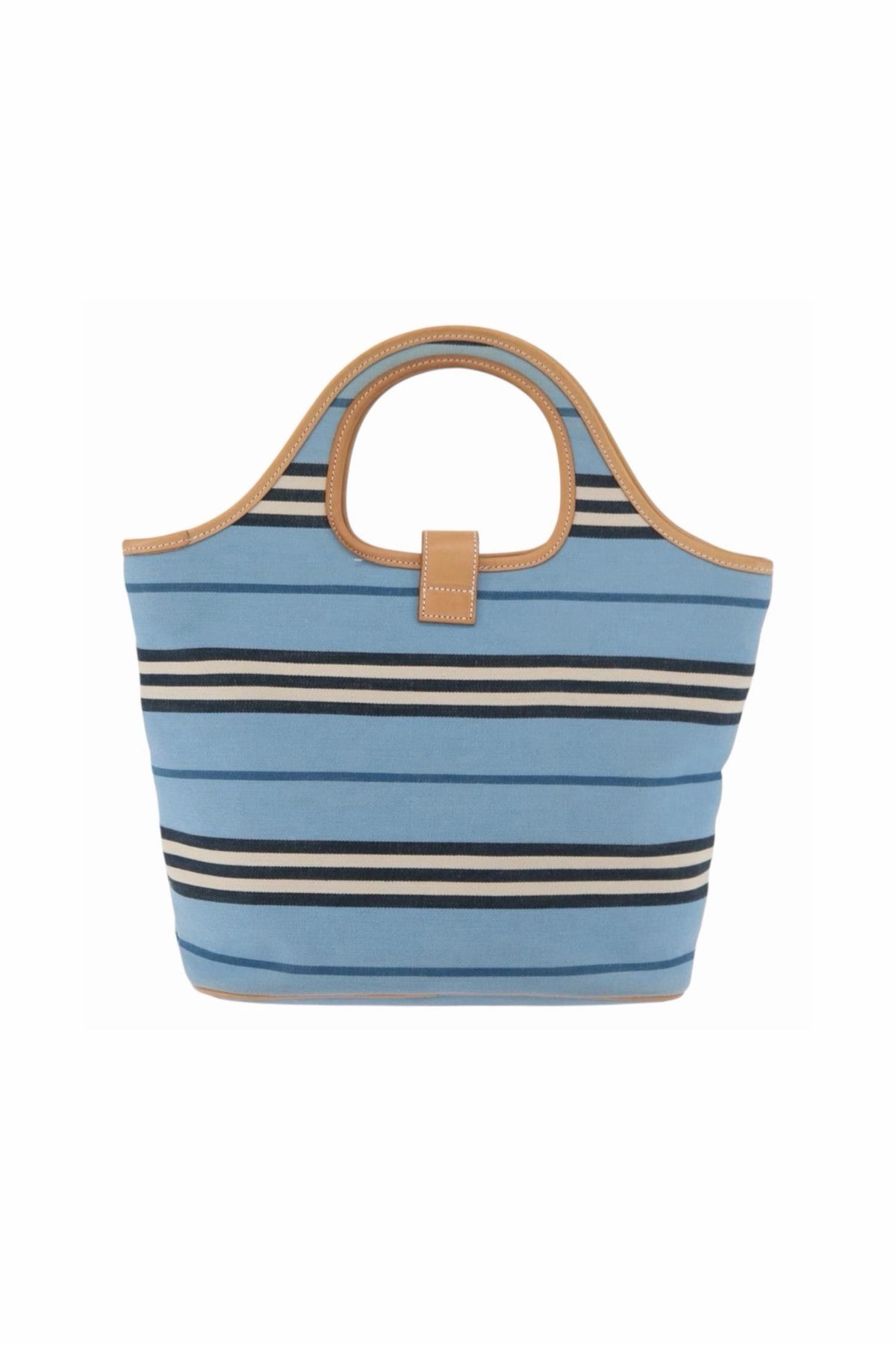 Burberry Blue Striped Handbag