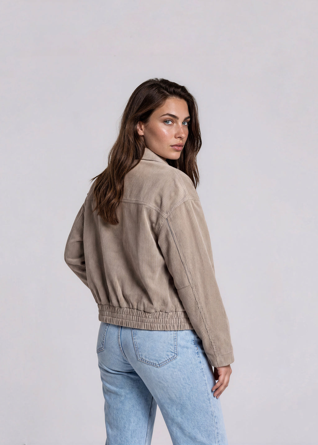Elder Statesman Corduroy Striped Jacket