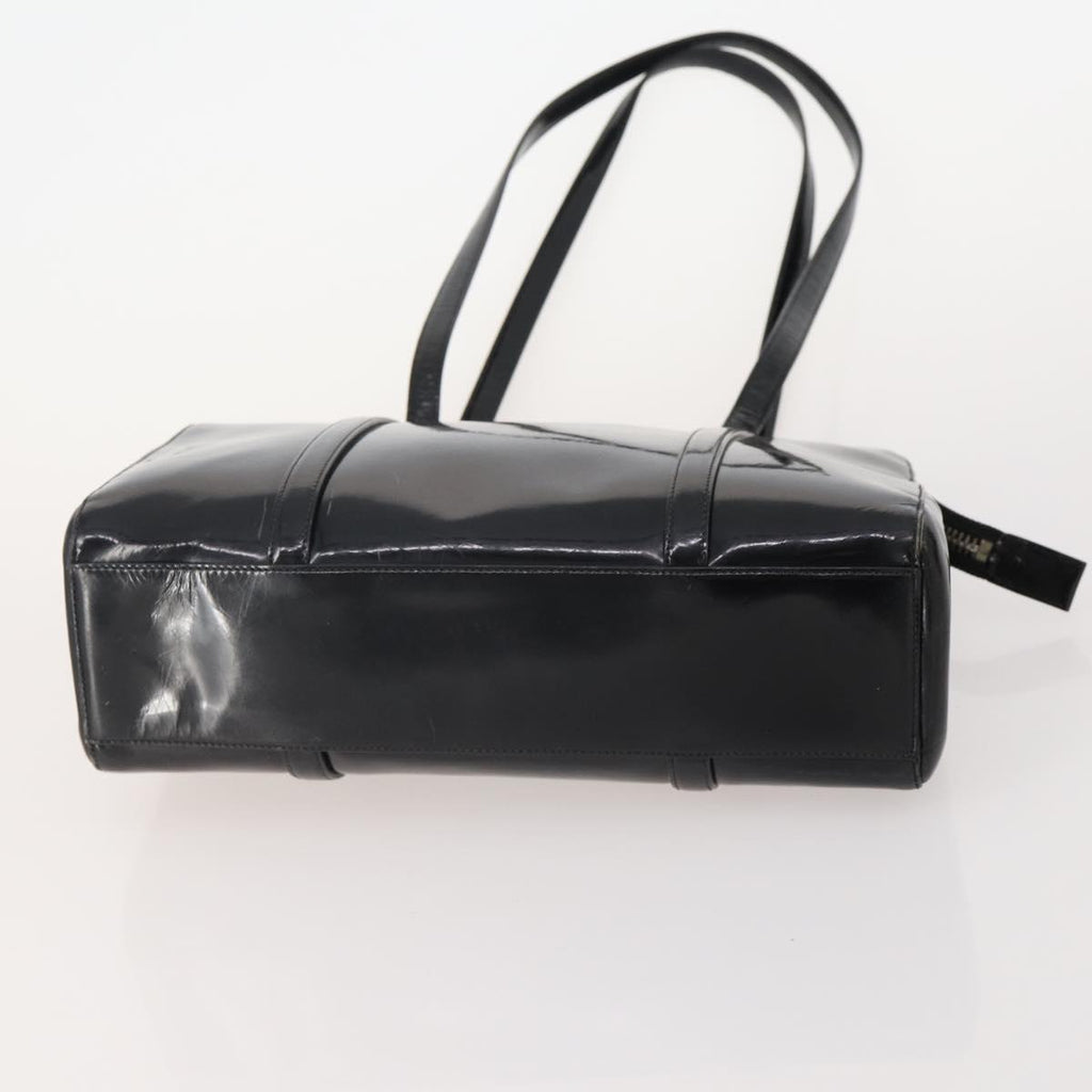 Prada Black Patent Leather Shoulder Bag