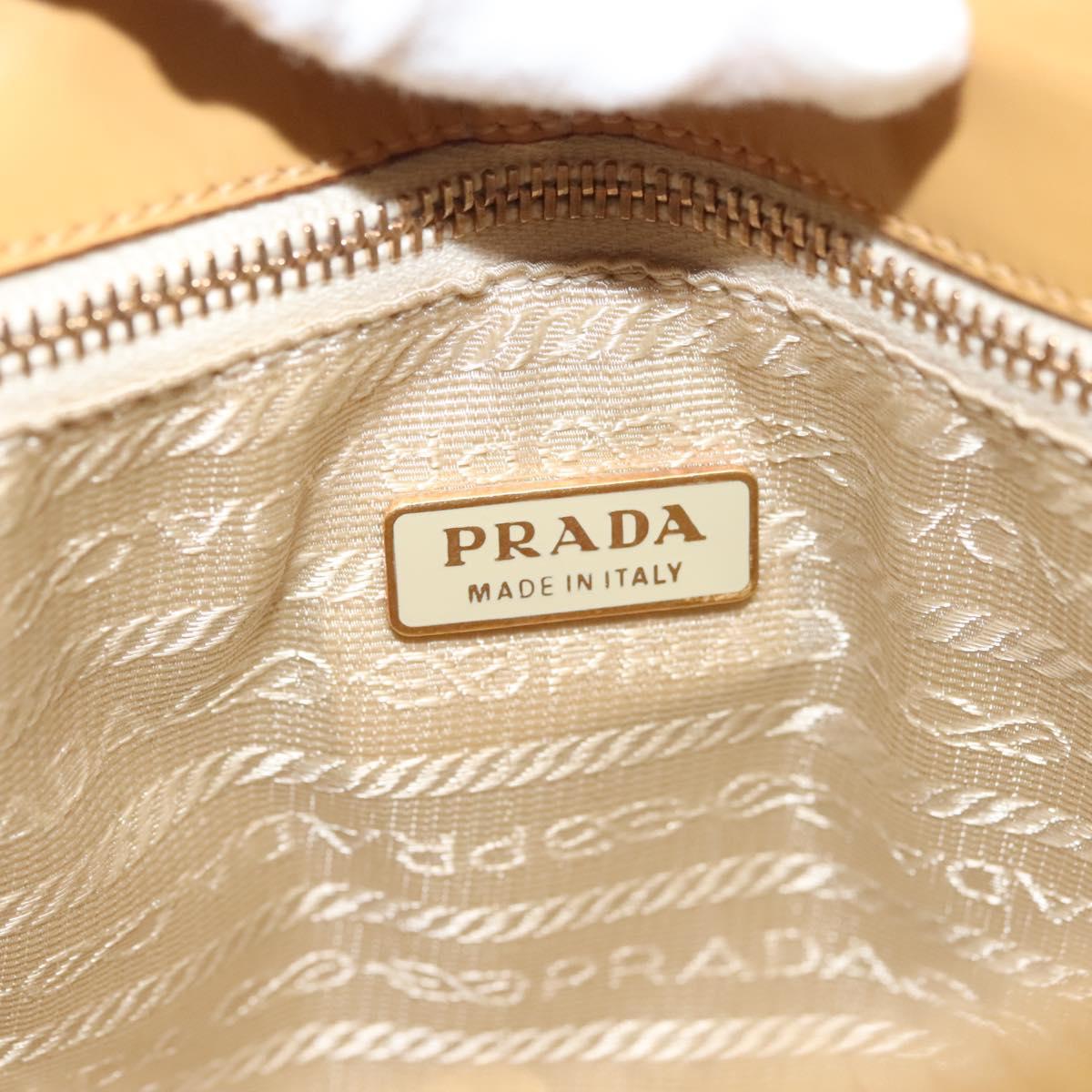 Prada Tan East West Bowler Bag