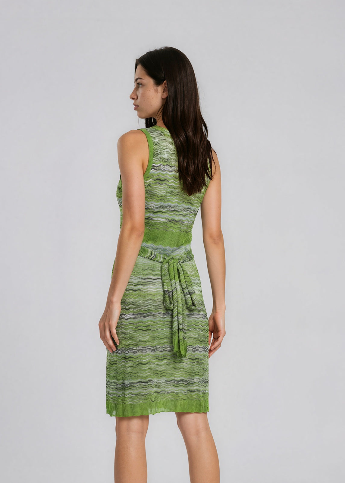 Missoni Green Printed Mini Dress