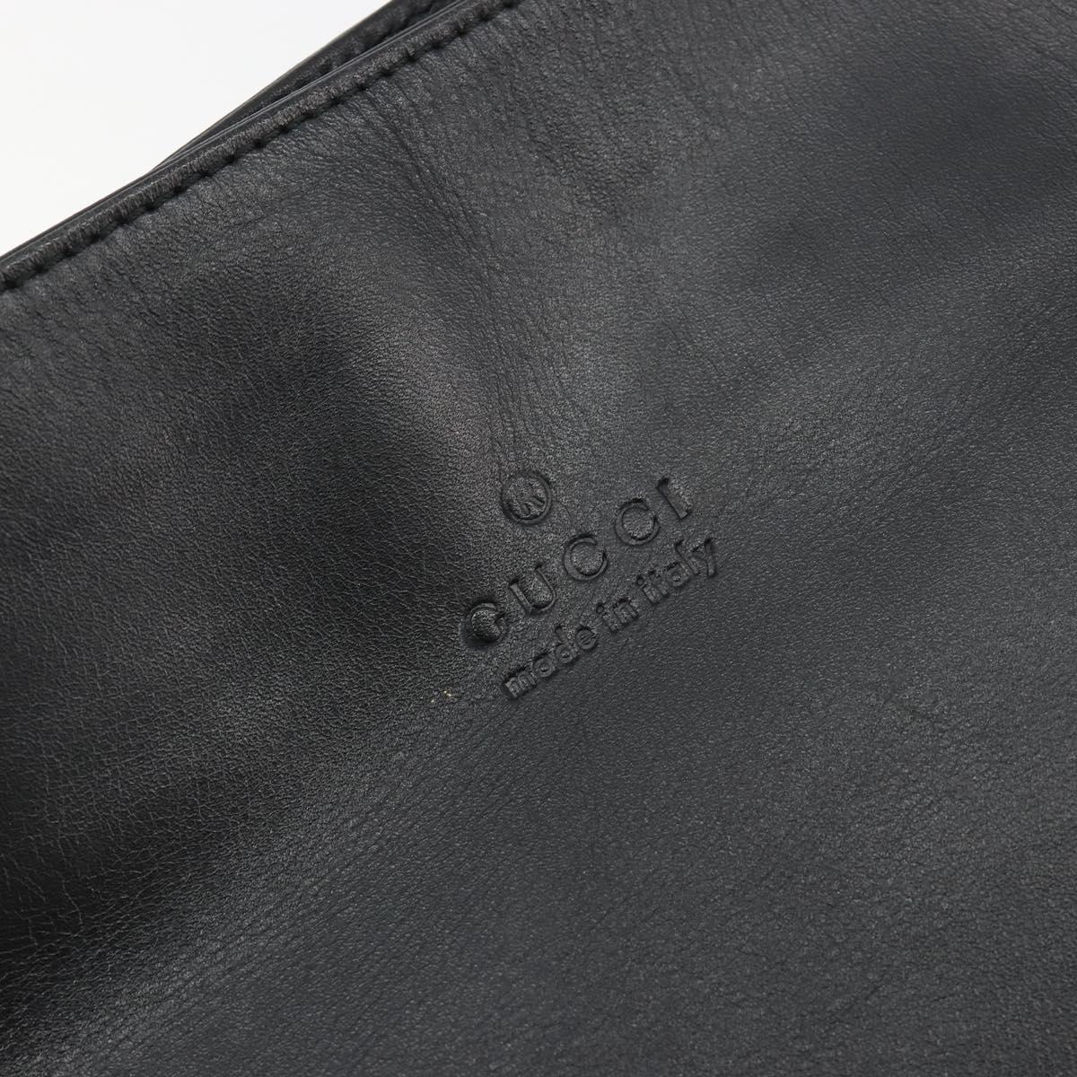 Gucci Tom Ford Black Leather Hobo Bag