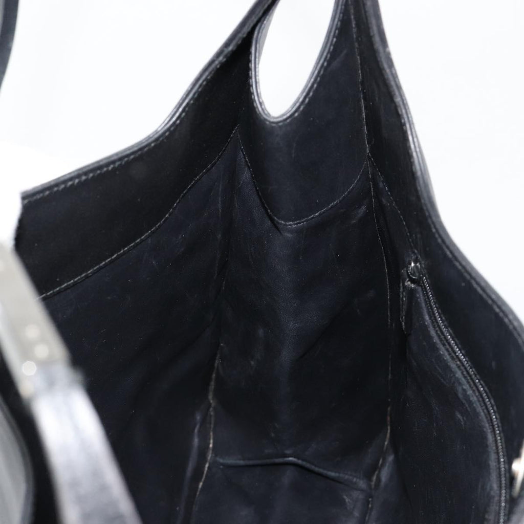 Gucci Tom Ford Black Leather Hobo Bag