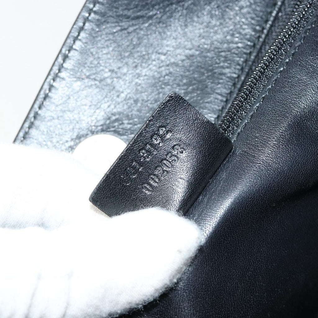 Gucci Tom Ford Black Leather Hobo Bag