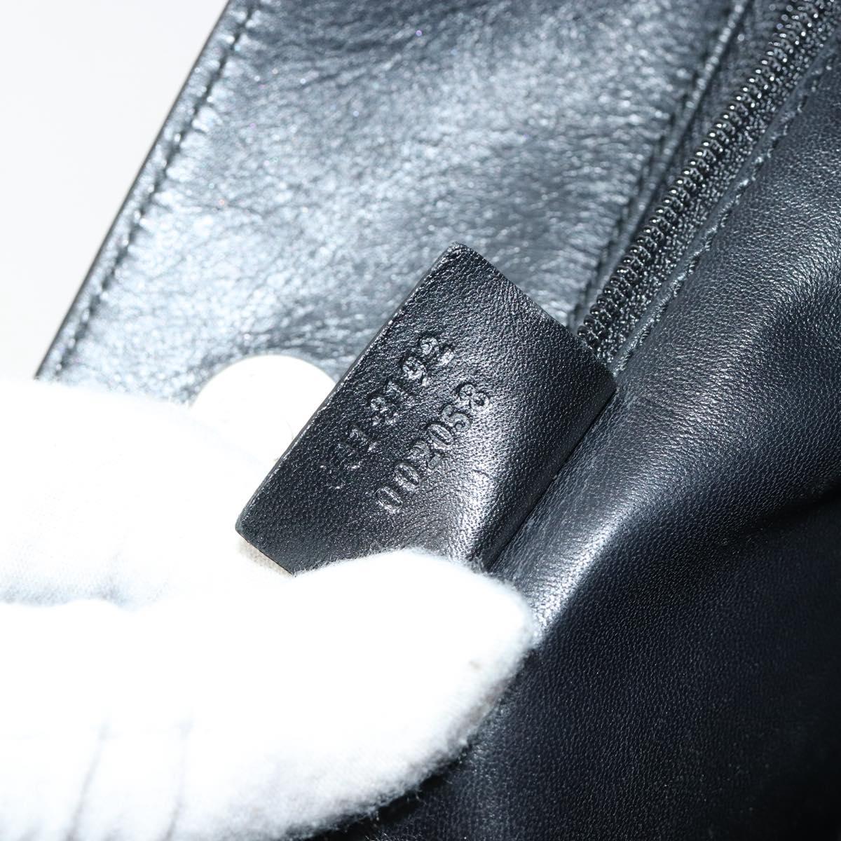Gucci Tom Ford Black Leather Hobo Bag