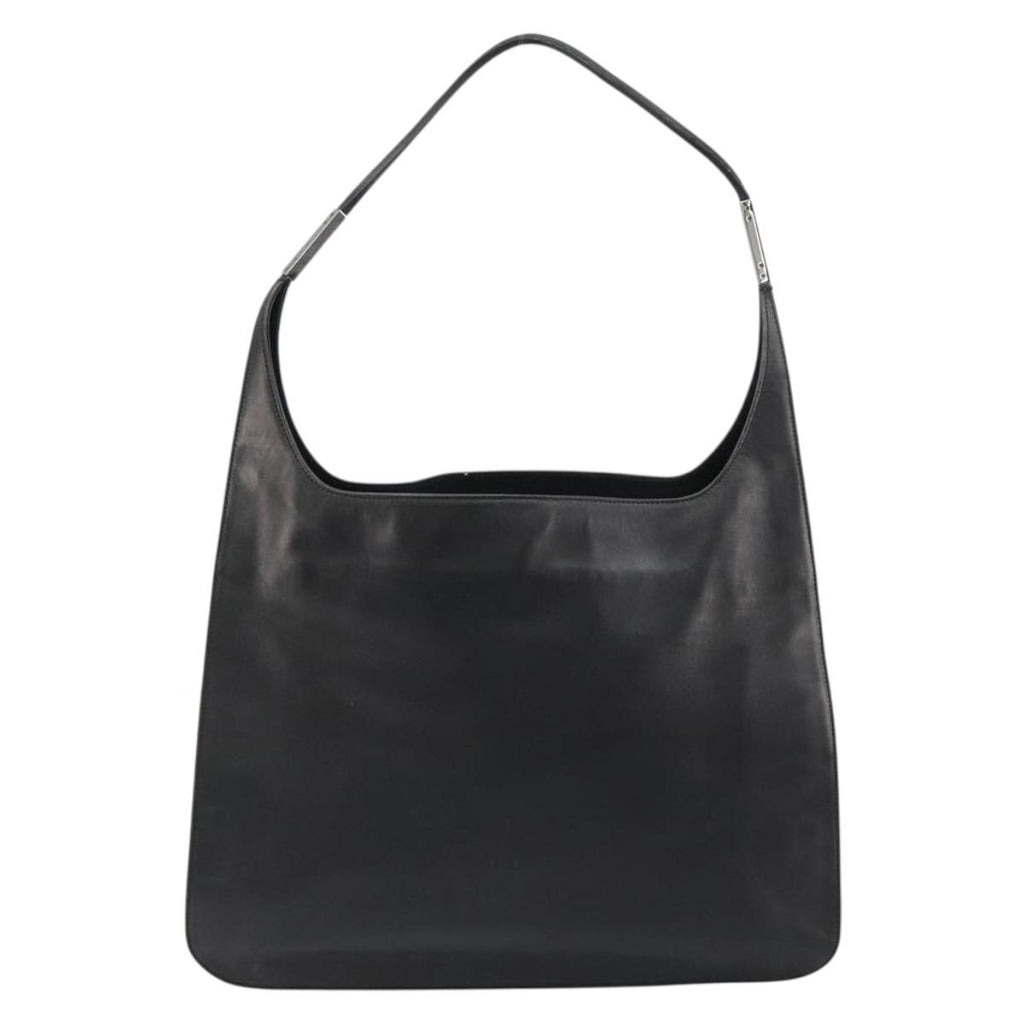 Gucci Tom Ford Black Leather Hobo Bag