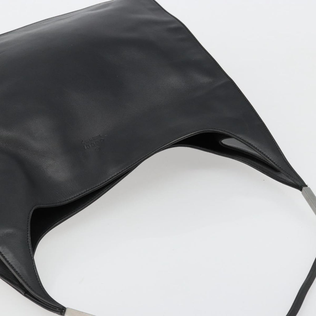 Gucci Tom Ford Black Leather Hobo Bag