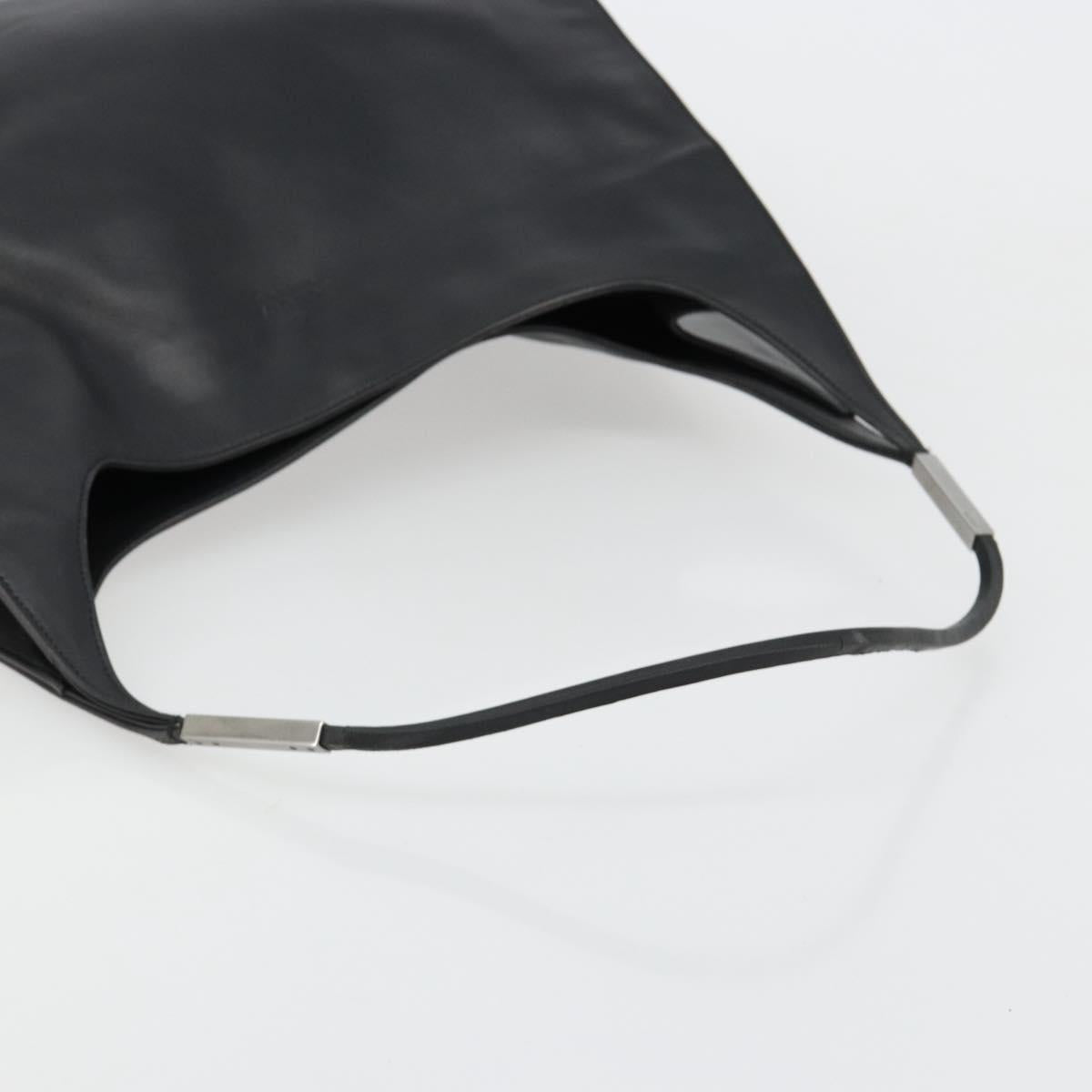 Gucci Tom Ford Black Leather Hobo Bag