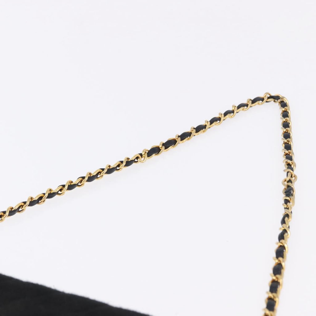 Chanel Black Cotton Flap Bag