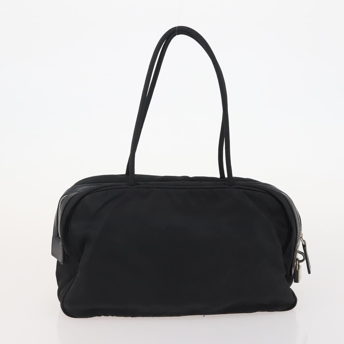 Prada Black Nylon Bowler Bag