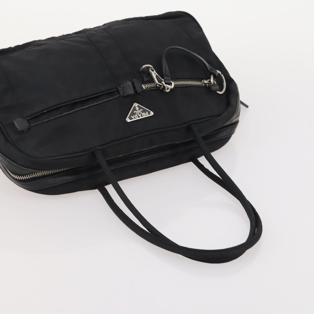 Prada Black Nylon Bowler Bag