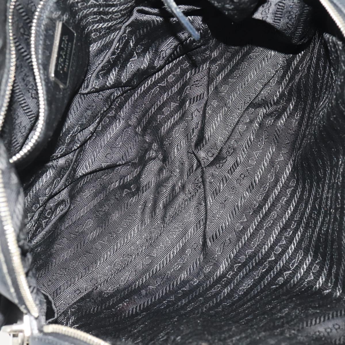 Prada Black Nylon Bowler Bag