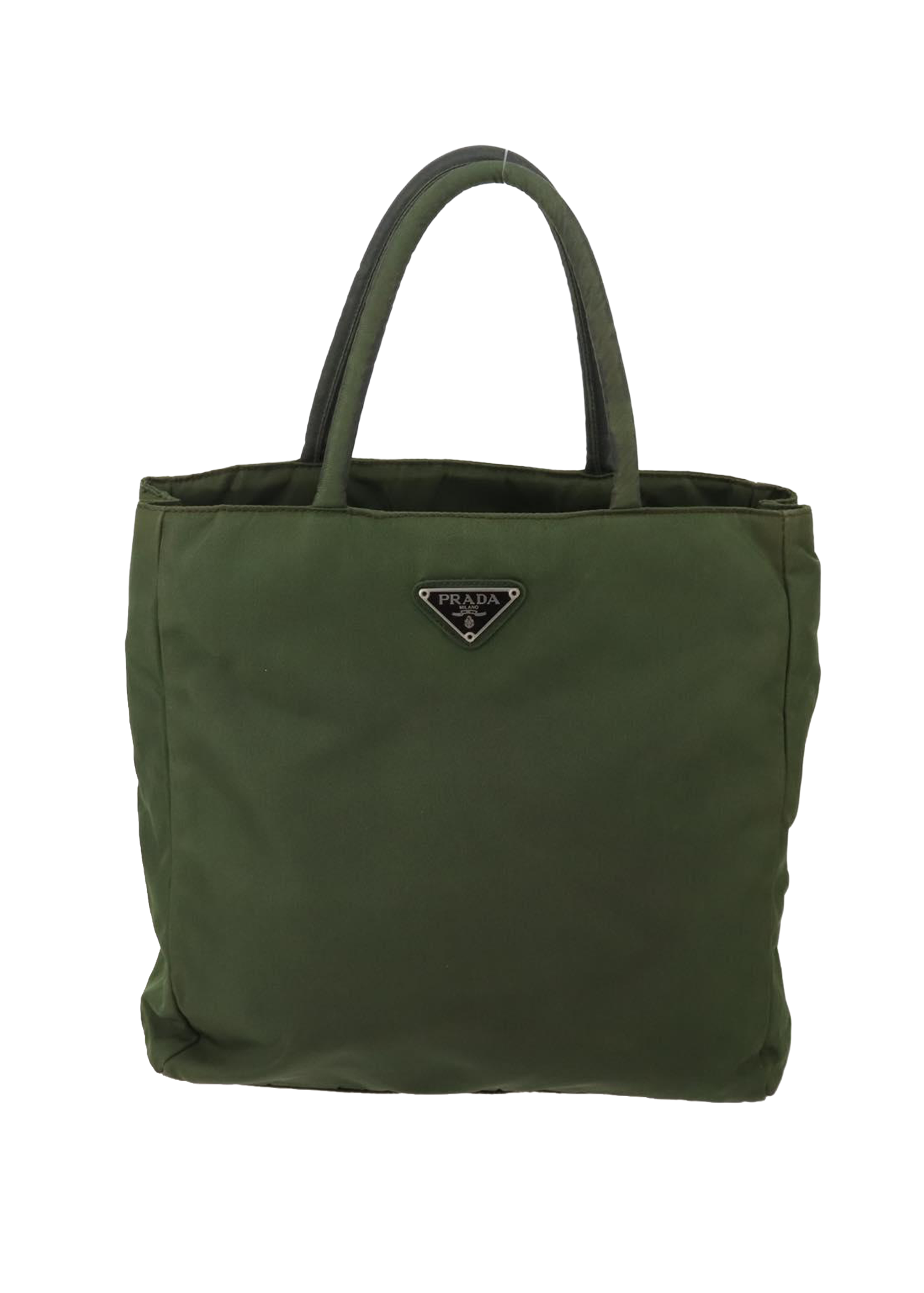 Prada Green Nylon Mini Tote