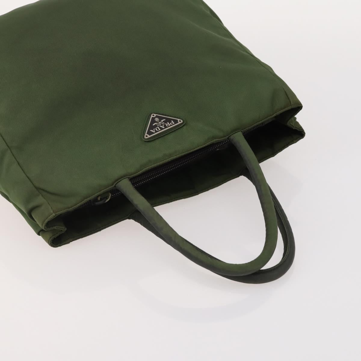 Prada Green Nylon Mini Tote