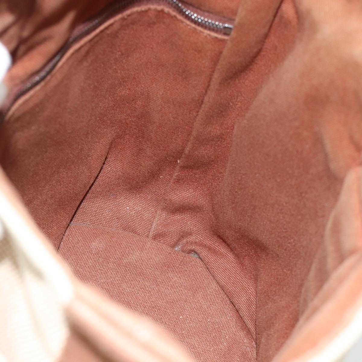 Hermès Beige Canvas Handbag