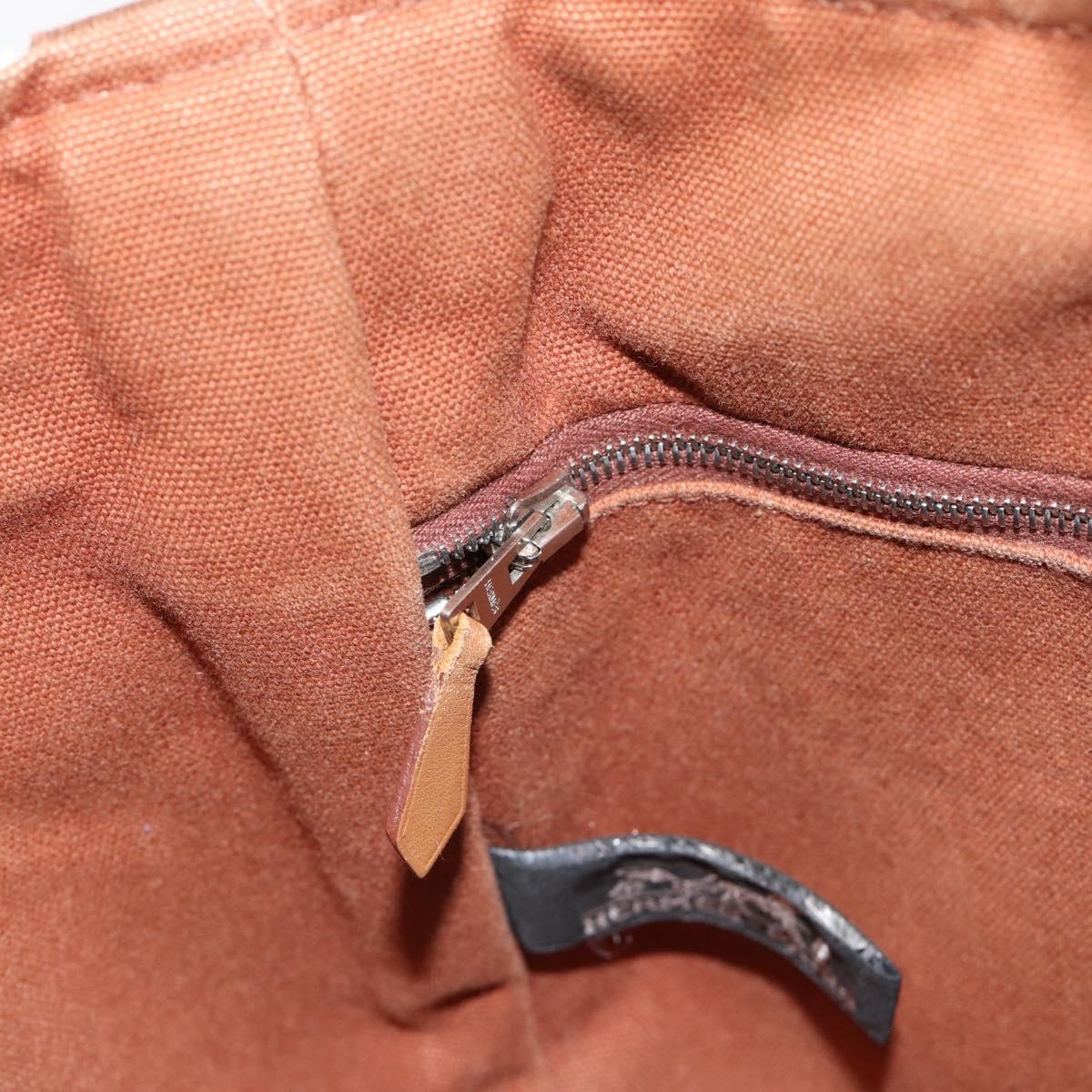 Hermès Beige Canvas Handbag
