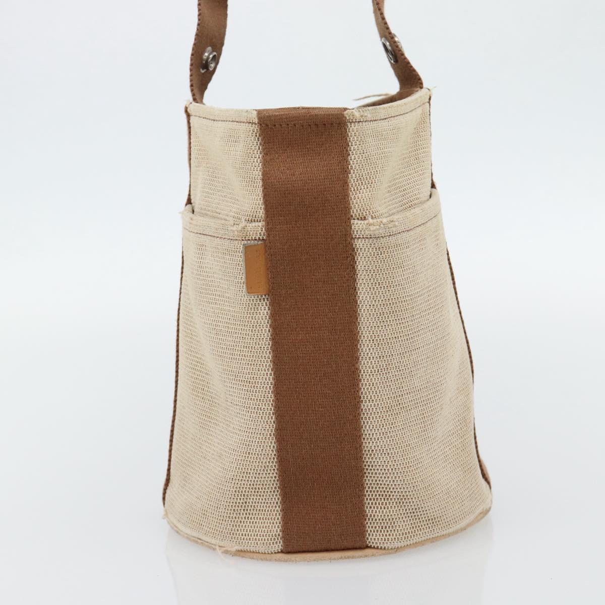 Hermès Beige Canvas Handbag