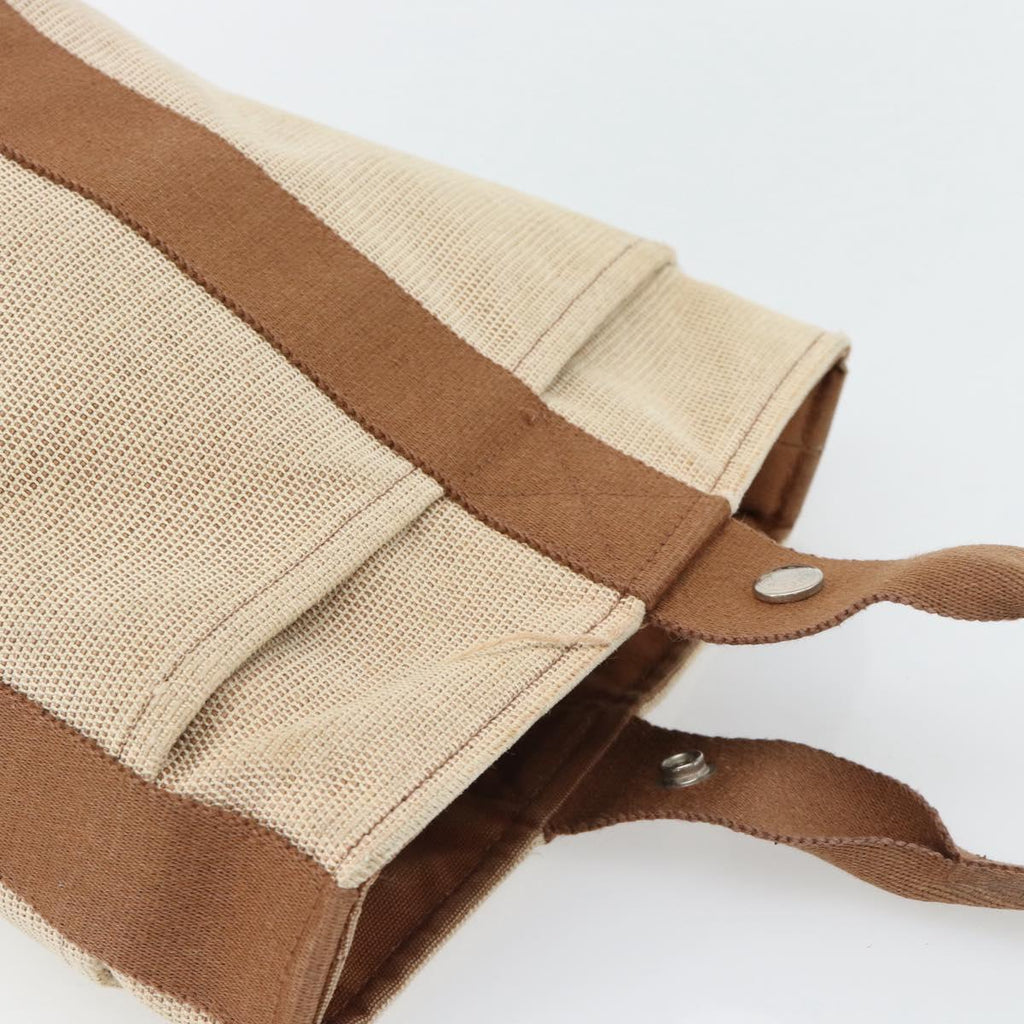 Hermès Beige Canvas Handbag
