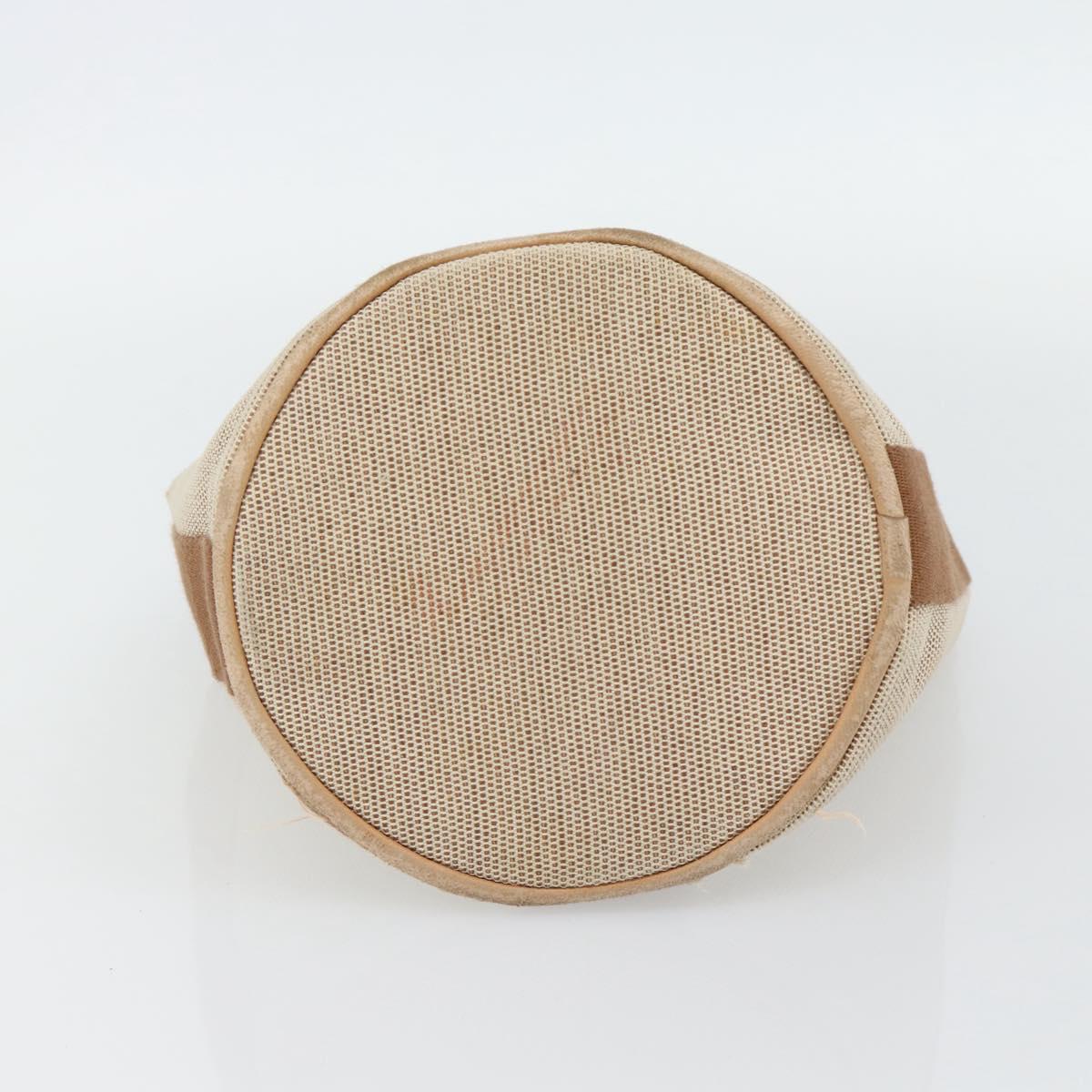 Hermès Beige Canvas Handbag