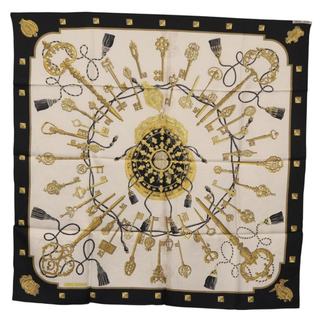 Hermès Carre 90 Silk "Les Cles" Scarf
