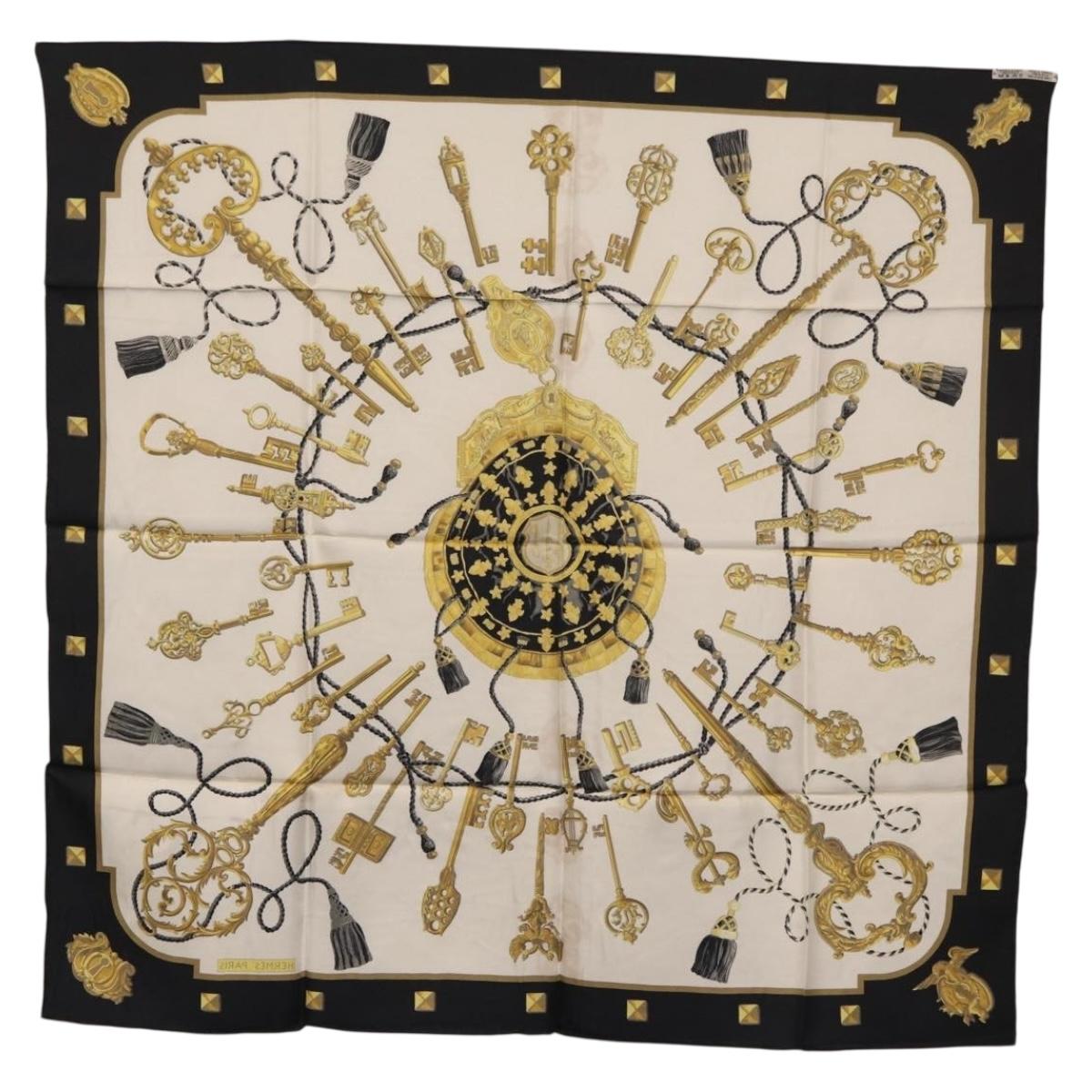 Hermès Carre 90 Silk "Les Cles" Scarf