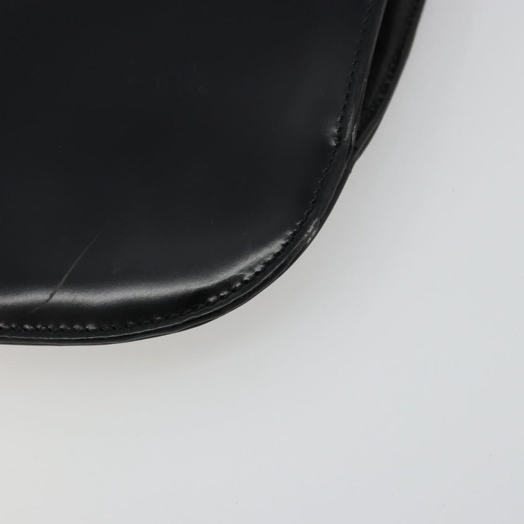 Gucci Black Leather Horsebit Tote