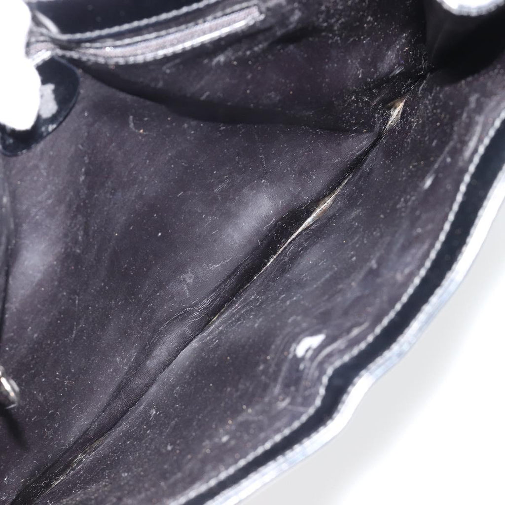 Gucci Black Leather Horsebit Tote
