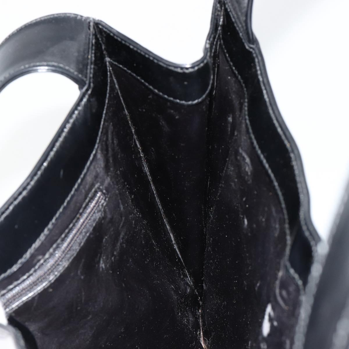 Gucci Black Leather Horsebit Tote