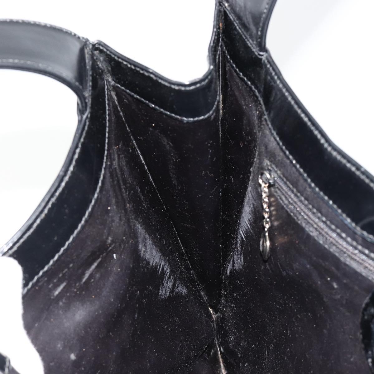 Gucci Black Leather Horsebit Tote