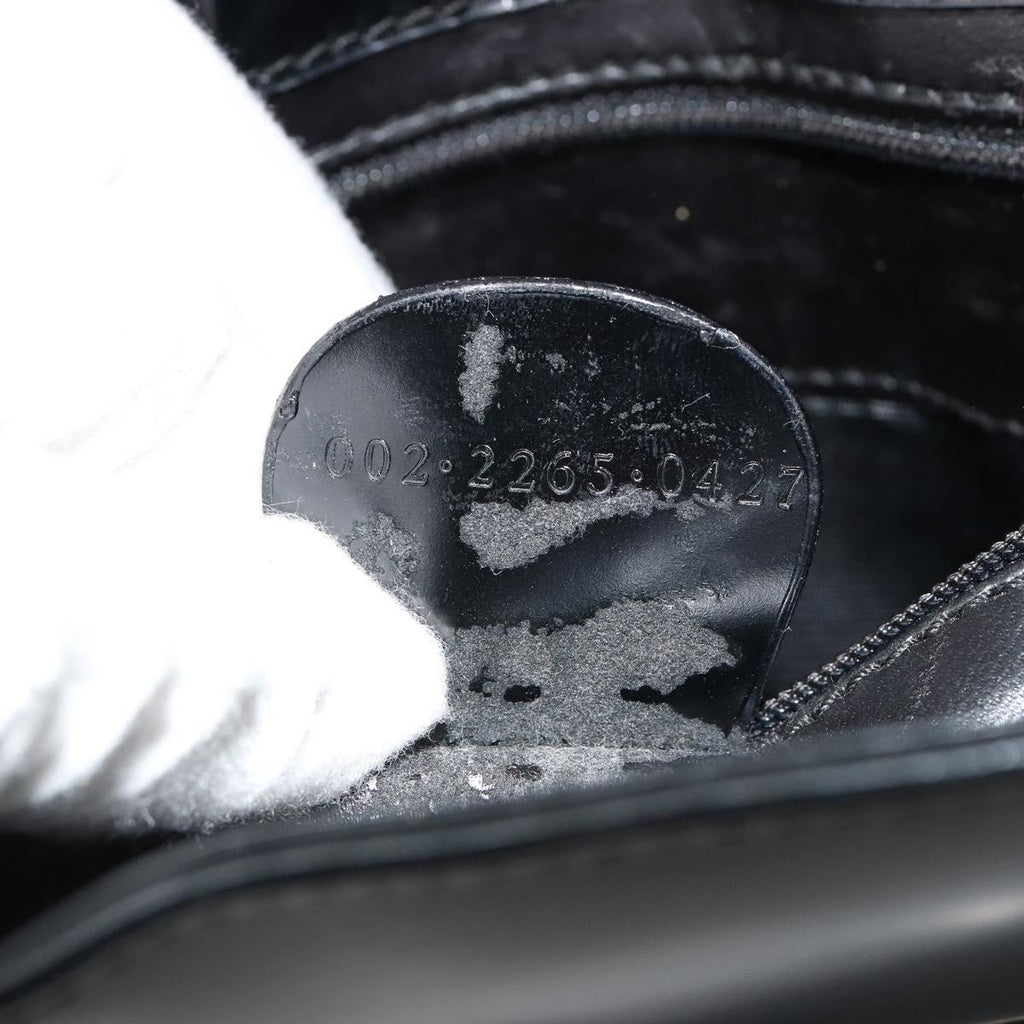 Gucci Black Leather Horsebit Tote