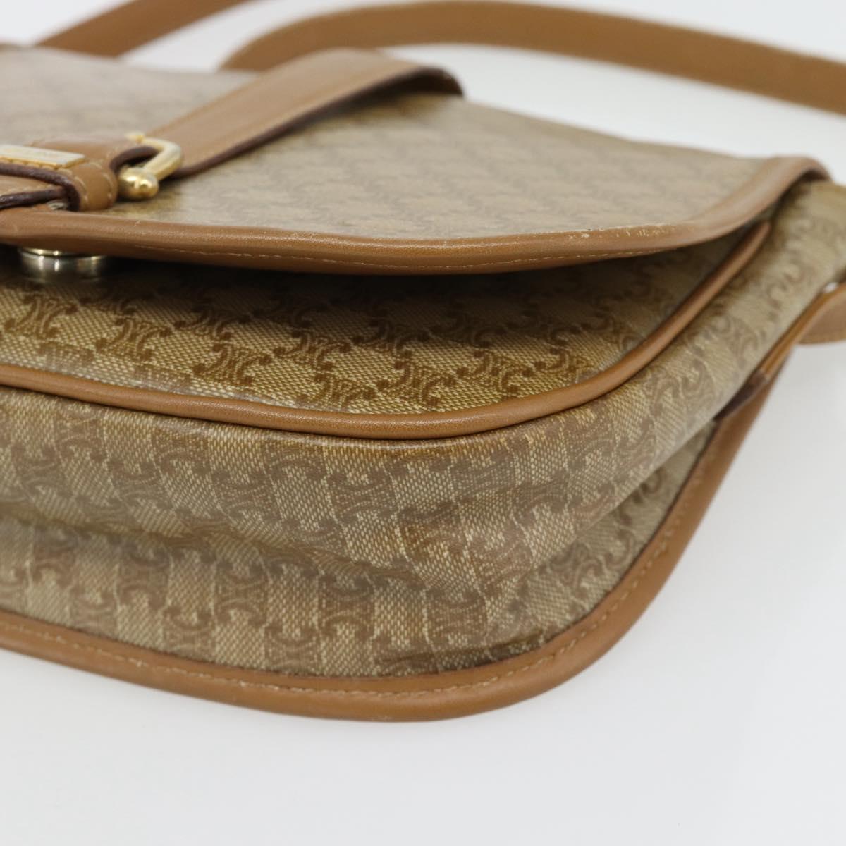 Celine Tan and Brown Monogram Crossbody